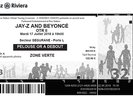 JAY-Z AND BEYONCE à Nice, Occasion à saisir