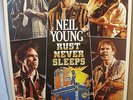 Large Original Vintage Poster - Neil Young 1987 German Tour - Rust Never Sleeps