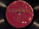 78 RPM -- Tom Ennis (with John Muller), Cardinal 2029, EE+ Irish Pipes