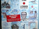 JOHN LENNON (BEATLES) SHAVED FISH RARE ORIG'75 APPLE LP IN SHRINK w/STICKER MINT