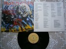 IRON MAIDEN THE NUMBER OF THE BEAST RARE EX YUGOSLAV 1ST PRESS '82 EX/EX/EX-