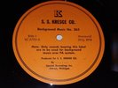 S.S KRESGE & CO. Muzak Record Background Music No. 365 VC 5792 MONO Detroit RARE