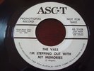 The Vals. I'm Stepping Out With My Memories b/w Too Late. EX Ascot Promo 45rpm