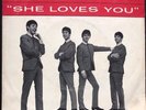 THE BEATLES She Loves You/ I'll Get You 45 on Swan S-4152 rare picture sleeve