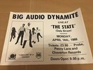 BIG AUDIO DYNAMITE   -  LIVERPOOL CONCERT POSTER   + TICKET   -  GENUINE 1986