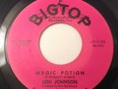 LOU JOHNSON-MAGIC POTION / REACH OUT FOR ME- BIG TOP 3153.VG++