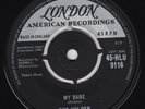 RON HOLDEN My Babe RARE UK 45 rockabilly scorch R&B dancer stunning cond  HEAR