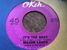 Major lance-its the beat/youll want me back in vg plays ex  - 45RPM