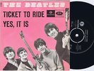 THE BEATLES Ticket To Ride Danish 45PS 1965 Parlophone Large ?