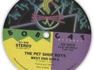 West End Girls - Bobcat Label Pet Shop Boys USA 12