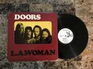 THE DOORS LA WOMAN DIE CUT COVER CELLOPHANE WINDOW WHITE LABEL PROMO PSYCH LP
