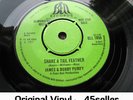 ? JAMES & BOBBY PURIFY promo 'Shake A Tail Feather' RARE BELL northern soul 45
