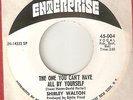 SHIRLEY WALTON The One You Cant Have All By Yourself ENTERPRISE NORTHERN SOUL 45