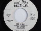 Northern Soul 45 SAM HAWKINS Hold On Baby BLUE CAT promo HEAR