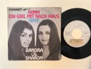 SANDRA & SHARON Nimm ein girl mit nach havs GERMAN SP TEST PRESSING CORNET