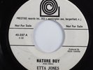 Popcorn Soul Jazz 45 ETTA JONES Nature Boy PRESTIGE promo HEAR