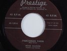 R&B Soul 45 MOSE ALLISON Parchman Farm PRESTIGE HEAR