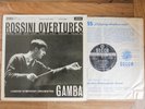SXL 2266 ROSSINI OVERTURES / L.S.O. / GAMBA / 1ST EDITION W/Bg EX