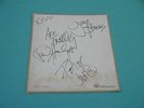 KISS 1970s Victor Promo Autographed Signed Sheet Japan for The Originals