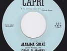 Texas Rockabilly 45  - GENE SUMMERS - Alabama Shake / Just Because