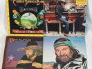 David Allan Coe Willie Nelson Hank Williams Jr Charlie Daniels Band Vinyl LP Lot