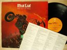 Meat Loaf Bat Out Of Hell + Lyric Insert UK LP Epic EPC 82419 1977 VG/EX