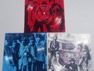 3 THE BEATLES CAPITOL RECORDS / MUSICLAND PROMOTION FLEXI-DISC WHITE BLUE RED