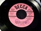 RARE 45 MARGA BENITEZ w/The MELLO-TONES Man Love Woman/Winos DECCA Promo HEAR tc