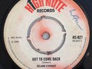 DELANO STEWART - GOT TO COME BACK - HIGH NOTE ( SKINHEAD 7 )