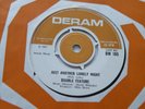 DOUBLE FEATURE JUST ANOTHER LONELY NIGHT / HANDBAGS & GLAD RAGS 45 UK DERAM 1967