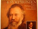 KARL BOHM/VIENNE PHILHARMONIC 4 symphonies BRAHMS 4LP's 1976 DG