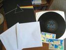 PINK FLOYD The Dark Side Of The Moon Vinyl LP 1973 Poster & Sticker SHVL 804 UK