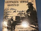 ORIGINAL AUTOGRAPHED Vernon Wray Wasted LP w/ Link Wray Vermillion Records