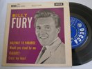 BILLY FURY EP HALFWAY TO PARADISE JEALOUSY DECCA DFE 6694 ROCK & ROLL 60'S E.P.