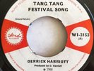 DERRICK HARRIOTT Tang Festival Song CRYSTALITES James Ray ISLAND 3153 1968 EX-