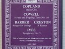 Barclay-Crocker Copland Cowell Barber Creston Ives 7