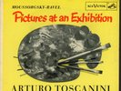 RCA 2-TRACK MONO REEL TAPE CC-16: MUSSORGSKY PICTURES/FRANCK PSYCHE / TOSCANINI