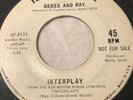 DEREK AND RAY INTERPLAY PROMO WHITE LABEL 45 7