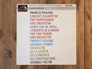 HMV ASD517 - Poulenc - Concerto for 2 Pianos- VAN DE WIELE - FEVRIER - PRETRE NM