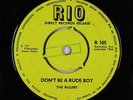Ska Reggae 45 - Rulers - Don't Be A Rude Boy - Rio UK - VG+ mp3