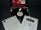 Metallica    extrem rare  Kill `em all  USA  LP  white labels &  inserts  