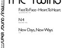 The Twins Face To Face - Heart To Heart Vinyl Single 12inch NEAR MINT Hansa I