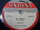 COLOMBIA 78 rpm DARIGIL y conj.  MIRAMAR Mi Venus DANZON / Carruseles GUARACHA