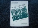 DUKE ELLINGTON JAZZ CONCERT PROGRAMME PARIS 1939 SUPER RARE