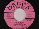 JOHN BARRY: A Man Alone (jazz Version) / A Man Alone (latin Version) 45 (dj)