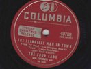 The Four Lads – 78 rpm Columbia 40788: Stingiest Man in Town/Mary’s Little Boy