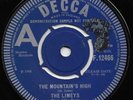 Rare 60's UK Pop Beat 45 - THE LIMEYS - THE MOUNTAINS'S HIGH  (Decca) Demo 45