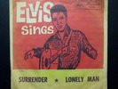 ELVIS PRESLEY - ELVIS SINGS, SURRENDER - RARE 1965 PORTRAIT SERIES SLEEVE 7''
