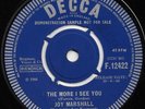 Rare 60's UK Pop-Soul Jazz 45 - JOY MARSHALL - A TASTE OF HONEY (Decca) Demo 45