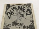 Very Rare Original The Damned NEW ROSE white Middle Vinyl Single 45